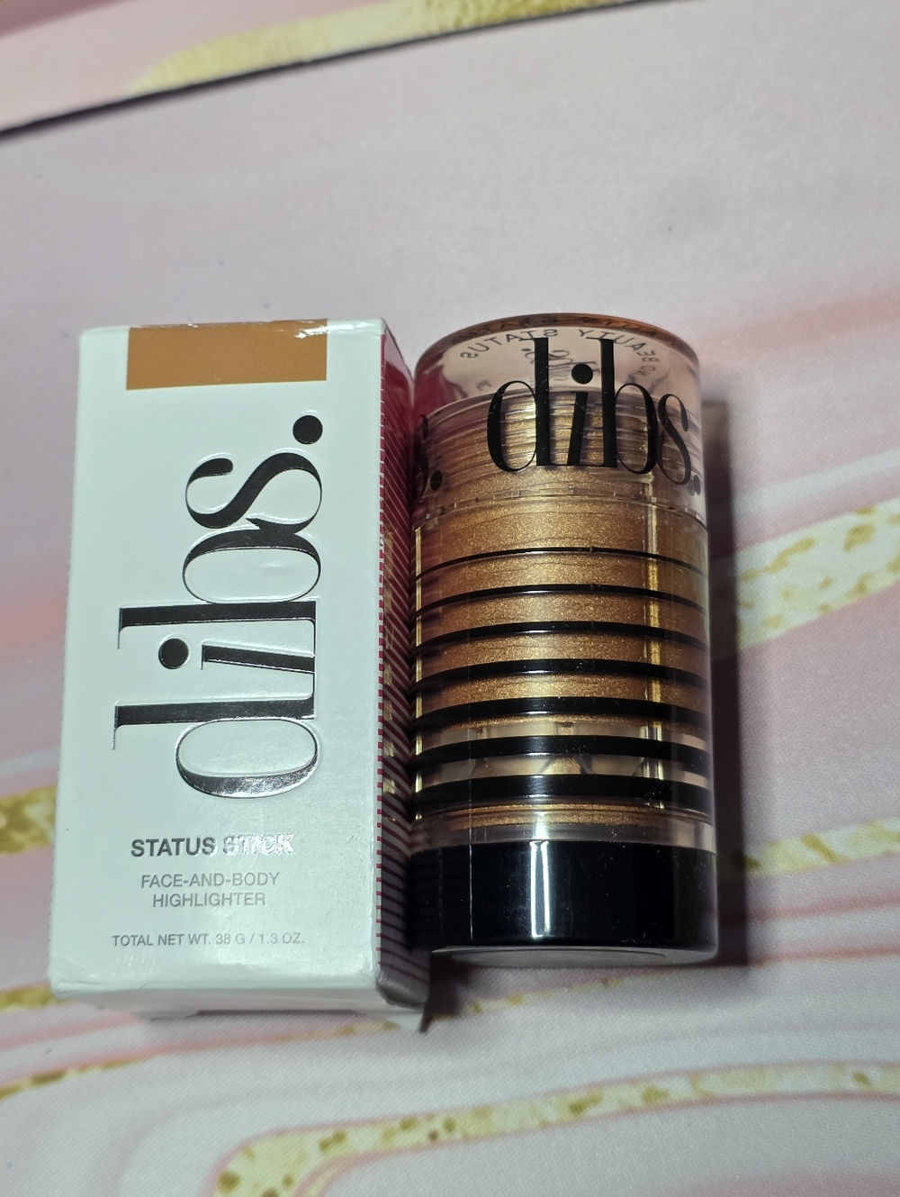 dibs Status Stick Face & Body Highlighter - Warm Bronze Glow